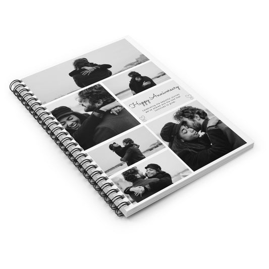 Personalized Anniversary Journal Book, Custom Couples Memory Notebook, Gift for Husband, Wife, Love Story Book, Romantic Gift, Name Diary