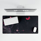Mystical Panther Desk Mat - Stylish Workspace Decor, Office Accessory, Gaming Matt, Home Office Gift, Red Eyes Design