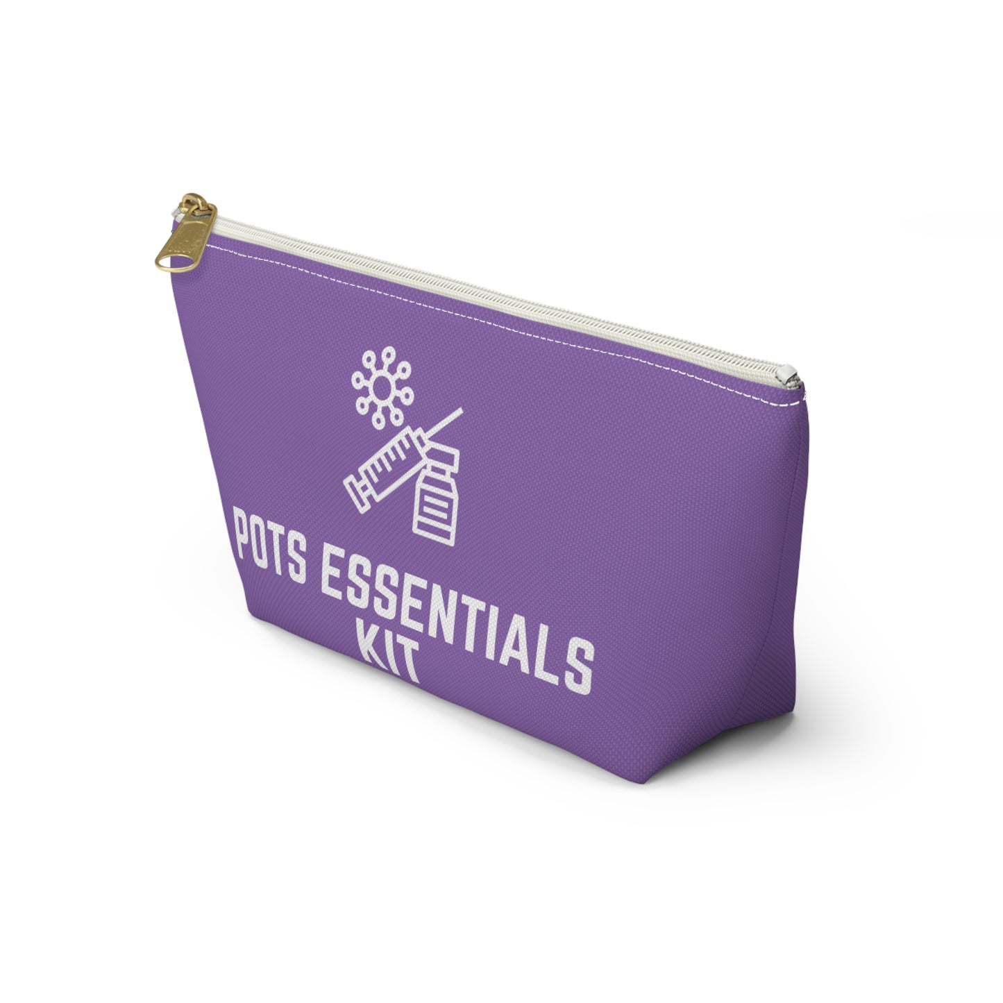 Personalized POTS Essentials Kit Pouch for Postural Orthostatic Tachycardia Supplies Travel Organizer for Daily Meds and Hydration