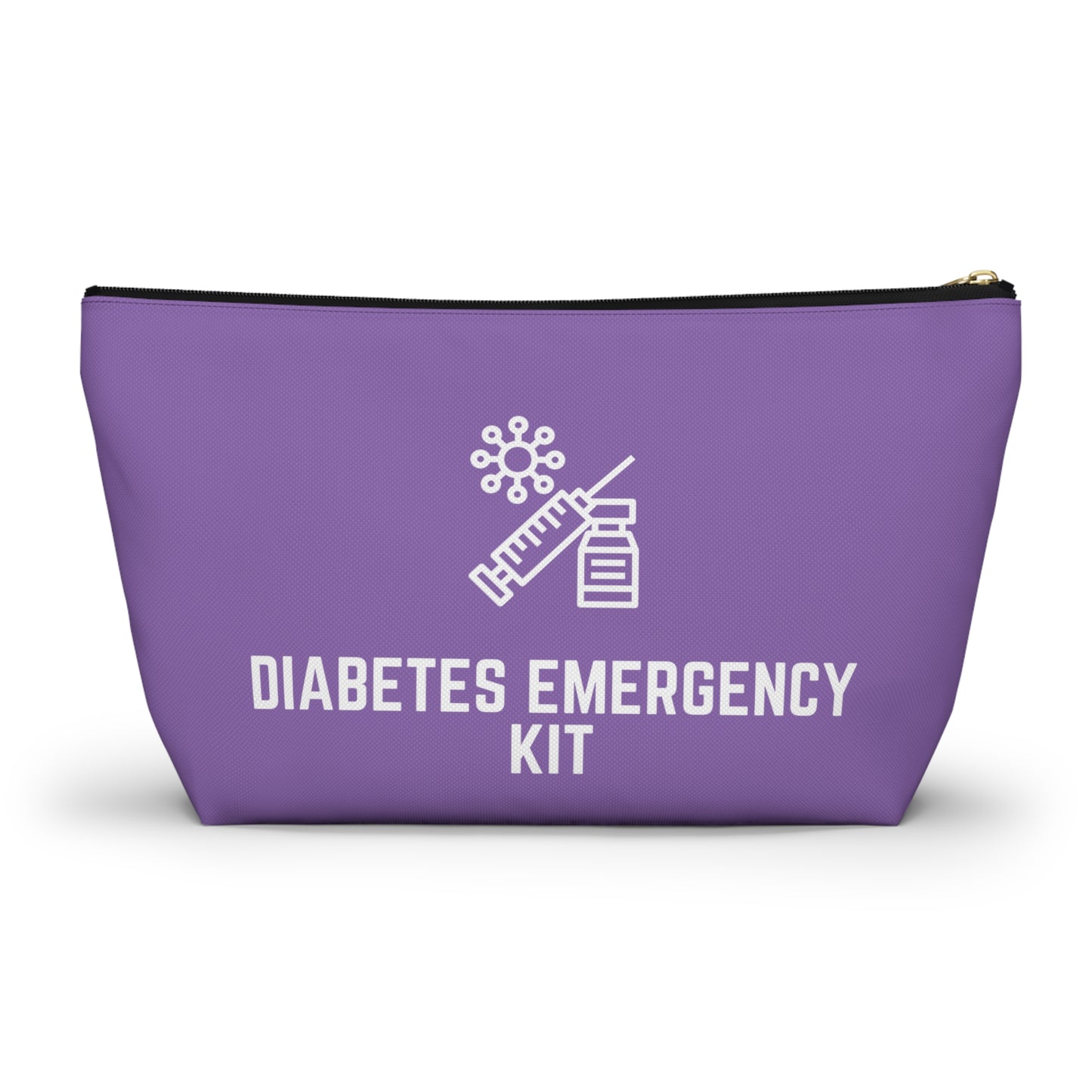 Personalized Diabetes Emergency Kit Pouch for Insulin Storage Travel Organizer for Diabetes Supplies and Medical Essentials