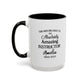 Custom Instructor Mug, Funny Teaching Gift, Personalized Educator Coffee Cup, Mentor Appreciation Mug