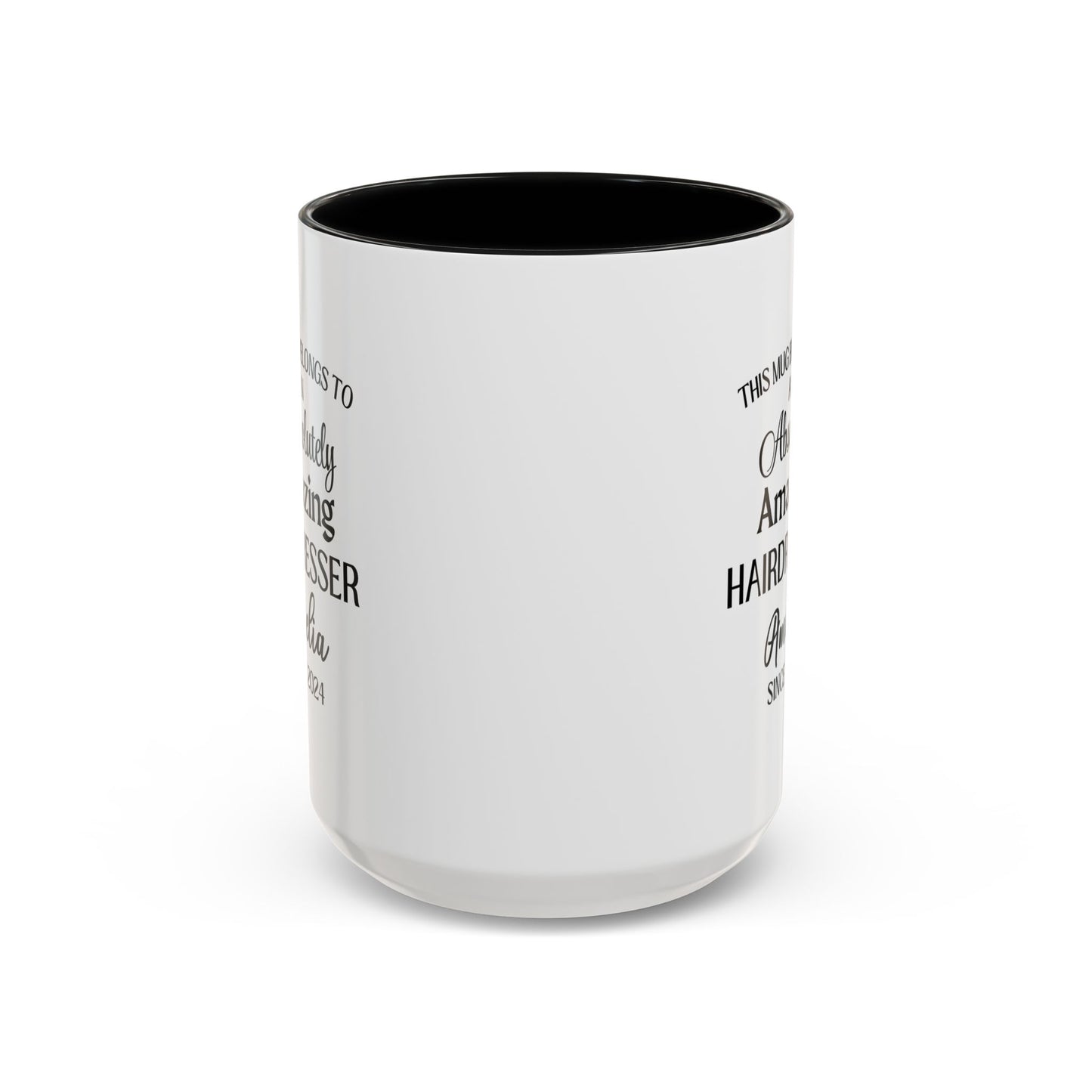 Custom Hairdresser Mug, Funny Salon Stylist Gift, Personalized Hair Artist Cup, Cosmetologist Coffee Mug