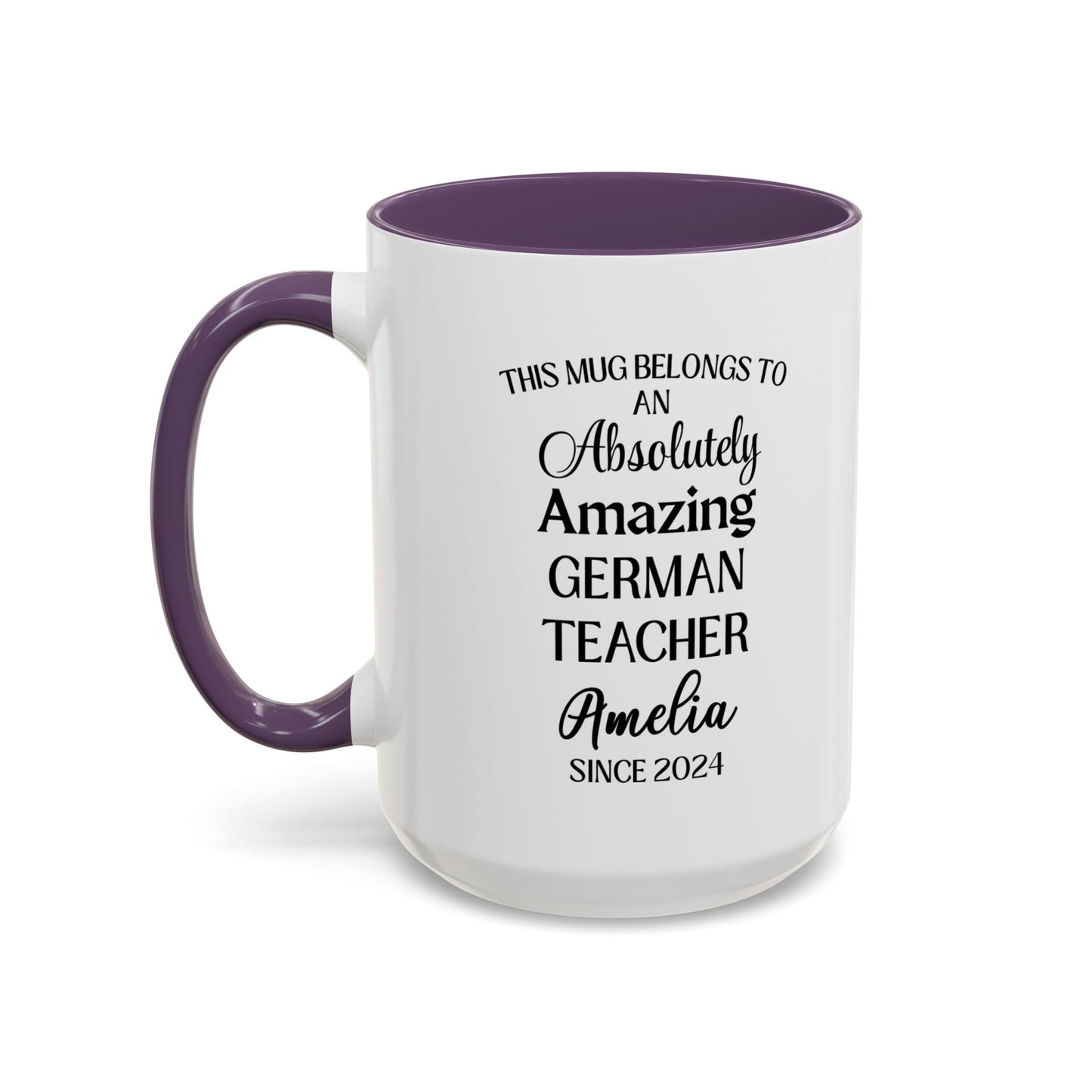 Custom German Teacher Mug, Funny Language Teacher Gift, Personalized German Mug, Danke Schön Cup, Classroom Gift