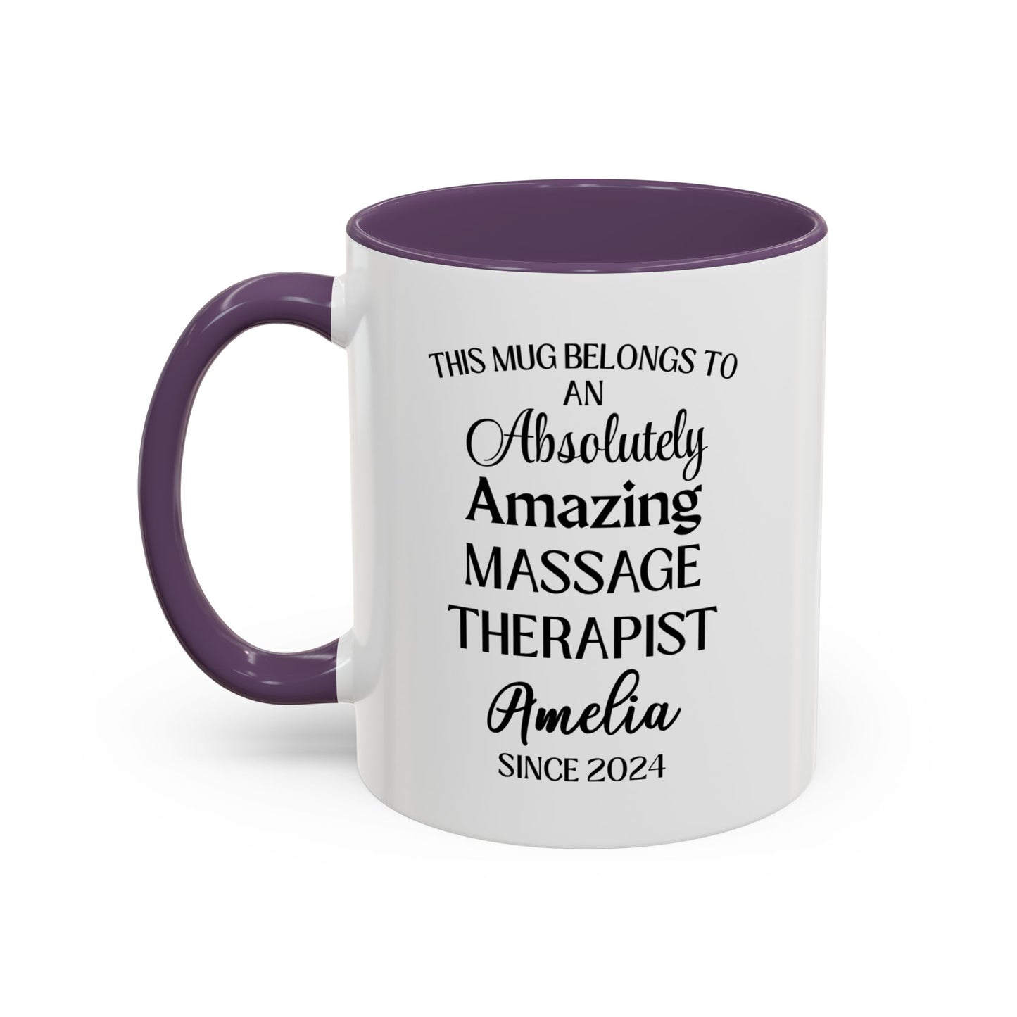 Custom Massage Therapist Mug, Relaxation Spa Cup, Personalized Coffee Mug, Healing Hands Gift, Funny Coffee Cup, 11, 15oz Mug