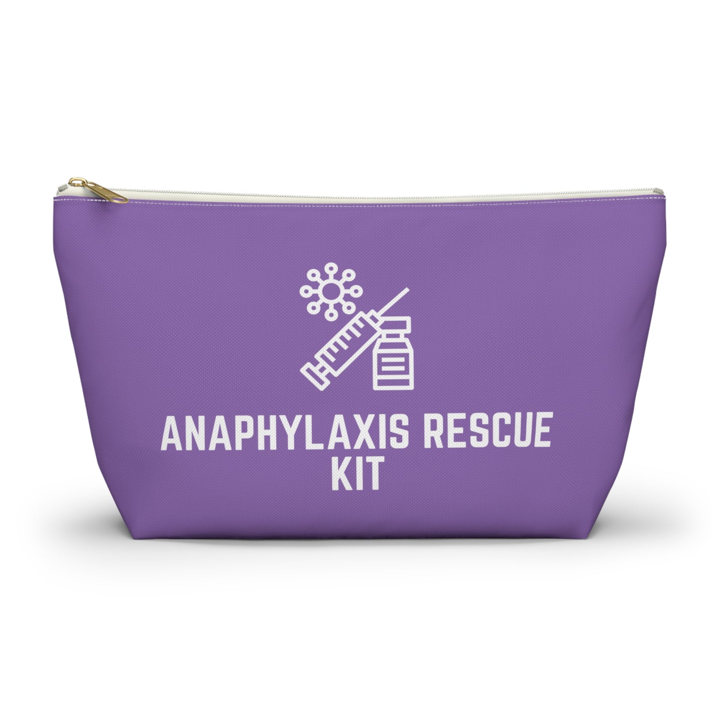 Personalized Anaphylaxis Rescue Kit Pouch for Emergency Medication Storage Travel Organizer for Allergy Emergency and Life Saving Supplies