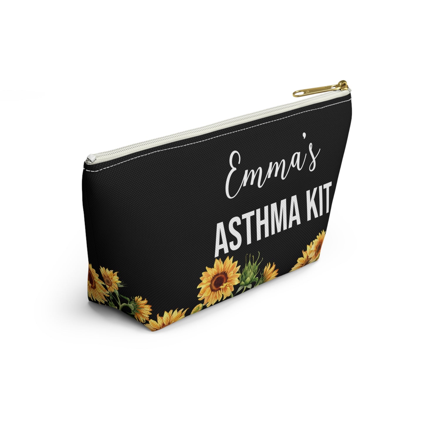 Personalized Asthma Kit Inhaler Bag for Emergency Medications Compact Travel Pouch for Kids or Adults with Asthma Essentials Inside