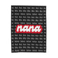 Personalized Nana Blanket, Custom Name Blanket, Gift for Nana, Grandma Gift, Cozy Throw Blanket, Birthday Gift, Mothers Day Gift