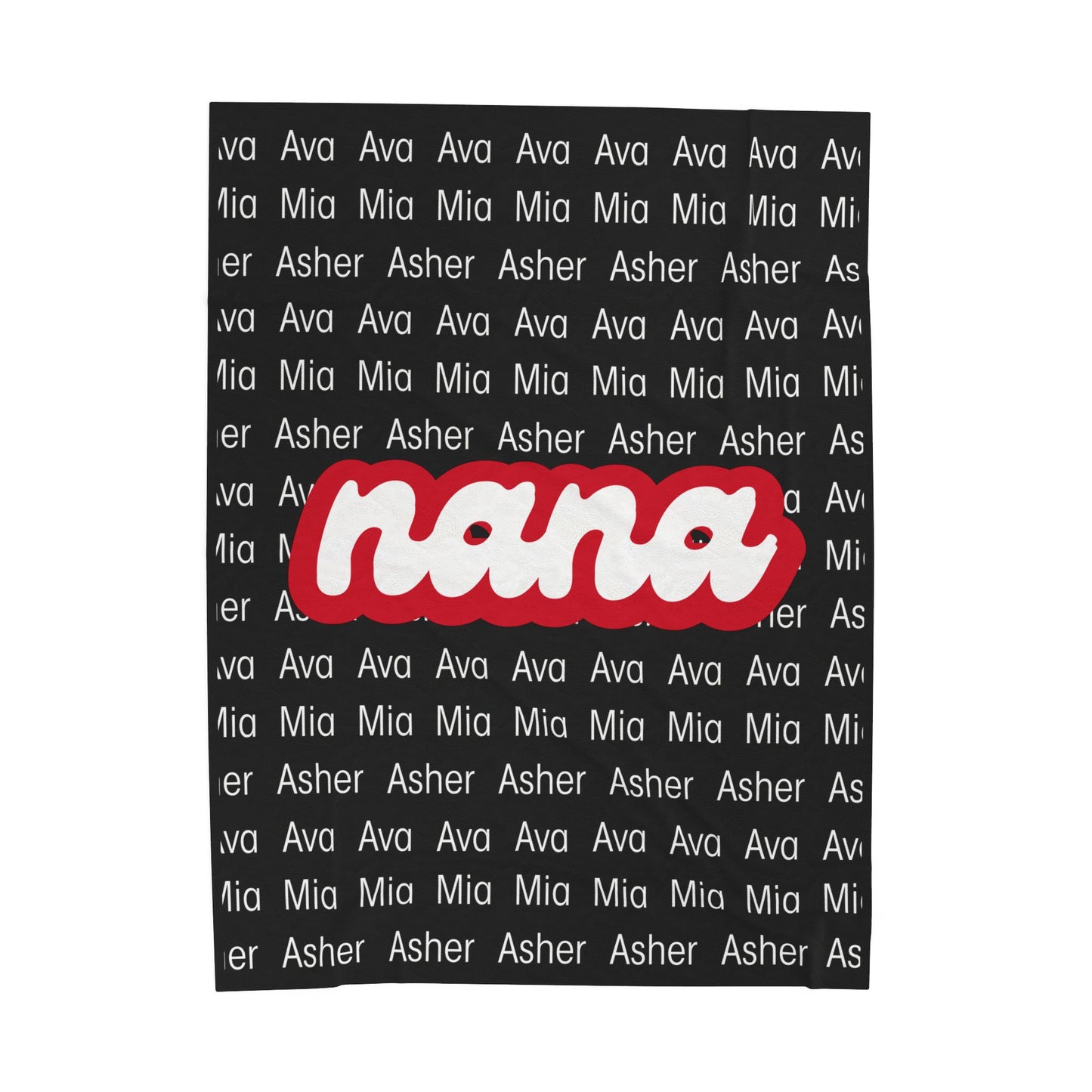 Personalized Nana Blanket, Custom Name Blanket, Gift for Nana, Grandma Gift, Cozy Throw Blanket, Birthday Gift, Mothers Day Gift