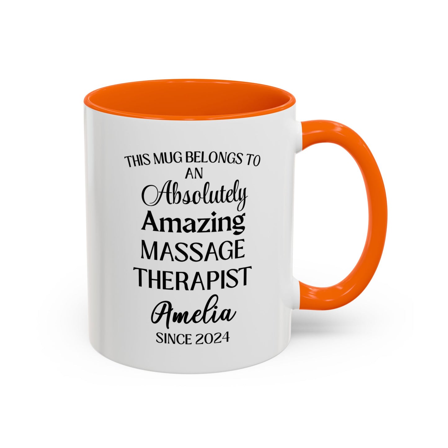 Custom Massage Therapist Mug, Relaxation Spa Cup, Personalized Coffee Mug, Healing Hands Gift, Funny Coffee Cup, 11, 15oz Mug