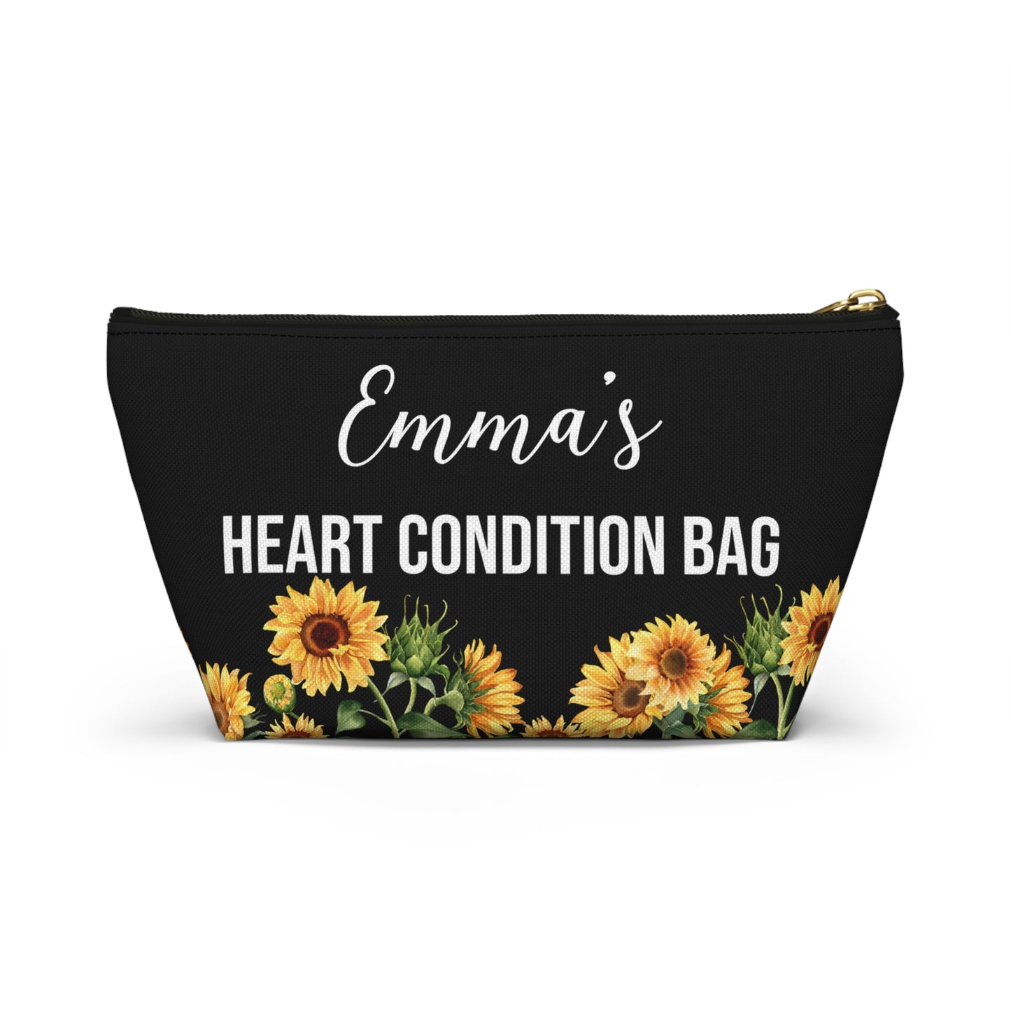Heart Condition Bag for Emergency Meds Personalized Medical Alert Pouch for Heart Medications Travel Organizer for Daily Essentials