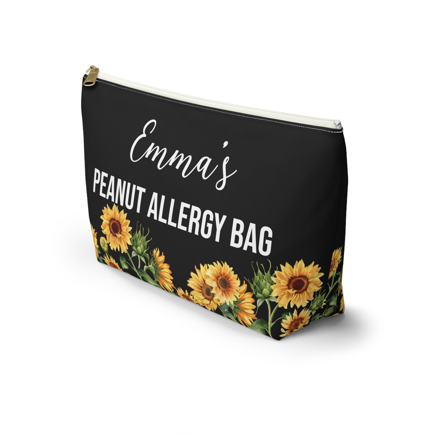Peanut Allergy Bag Personalized Medical Alert Pouch for EpiPen and Meds Travel Emergency Kit for Severe Food Allergy Essentials