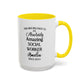 Mug, Custom Social Worker Gift, Personalized Mental Health Cup, Appreciation Coffee, Funny Therapist, Social Work Graduation, Office Decor