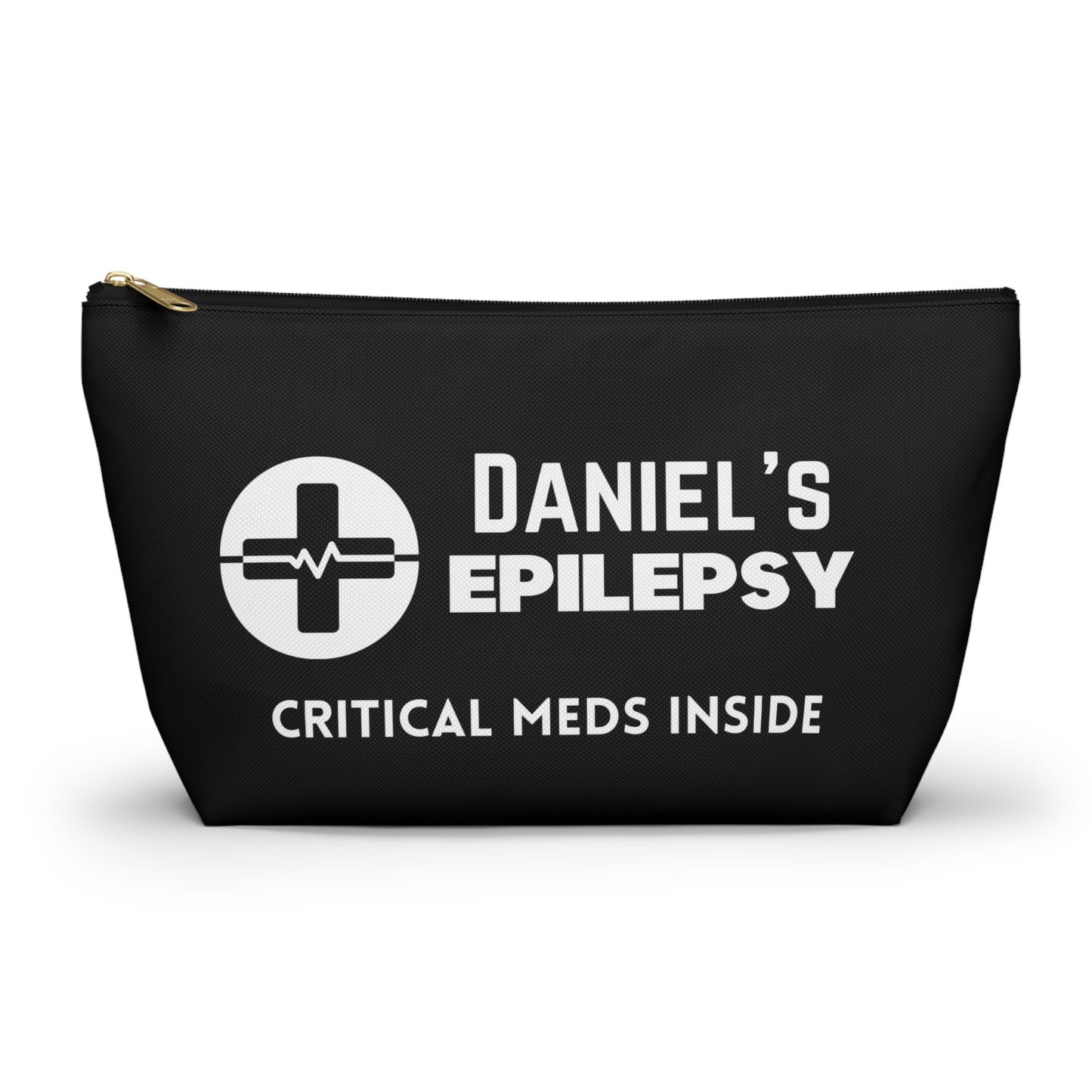 Personalized Epilepsy Critical Meds Pouch for Daniel Emergency Seizure Medication Storage Travel Organizer and Medical Kit