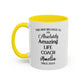 Custom Life Coach Mug, Funny Motivational Mentor Gift, Personalized Coach Mug, Empowerment Coffee Cup