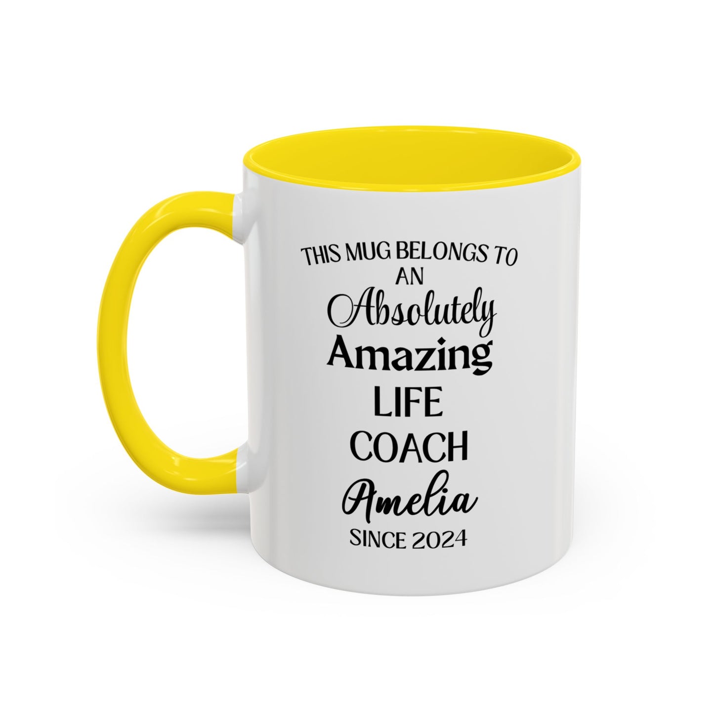 Custom Life Coach Mug, Funny Motivational Mentor Gift, Personalized Coach Mug, Empowerment Coffee Cup