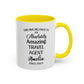 Custom Travel Agent Mug, Funny Globe Trotter Gift, Personalized Vacation Planner Cup, Jet Setter Coffee Mug