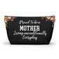 Mother Essentials Pouch Gift For Mom Zipper Organizer Bag For Mothers Day Travel Makeup Toiletry Bag Thoughtful Gift For New Or Busy Moms