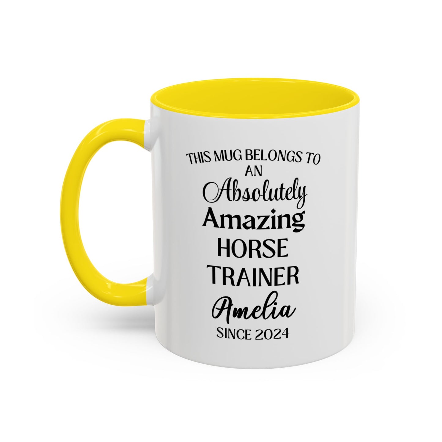 Custom Horse Trainer Mug, Funny Equestrian Mug, Personalized Horse Riding Coach Cup, Stable Mentor Gift