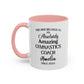 Custom Gymnastics Coach Mug, Funny Gym Coach Gift, Personalized Athlete Trainer Mug, Best Mentor Cup