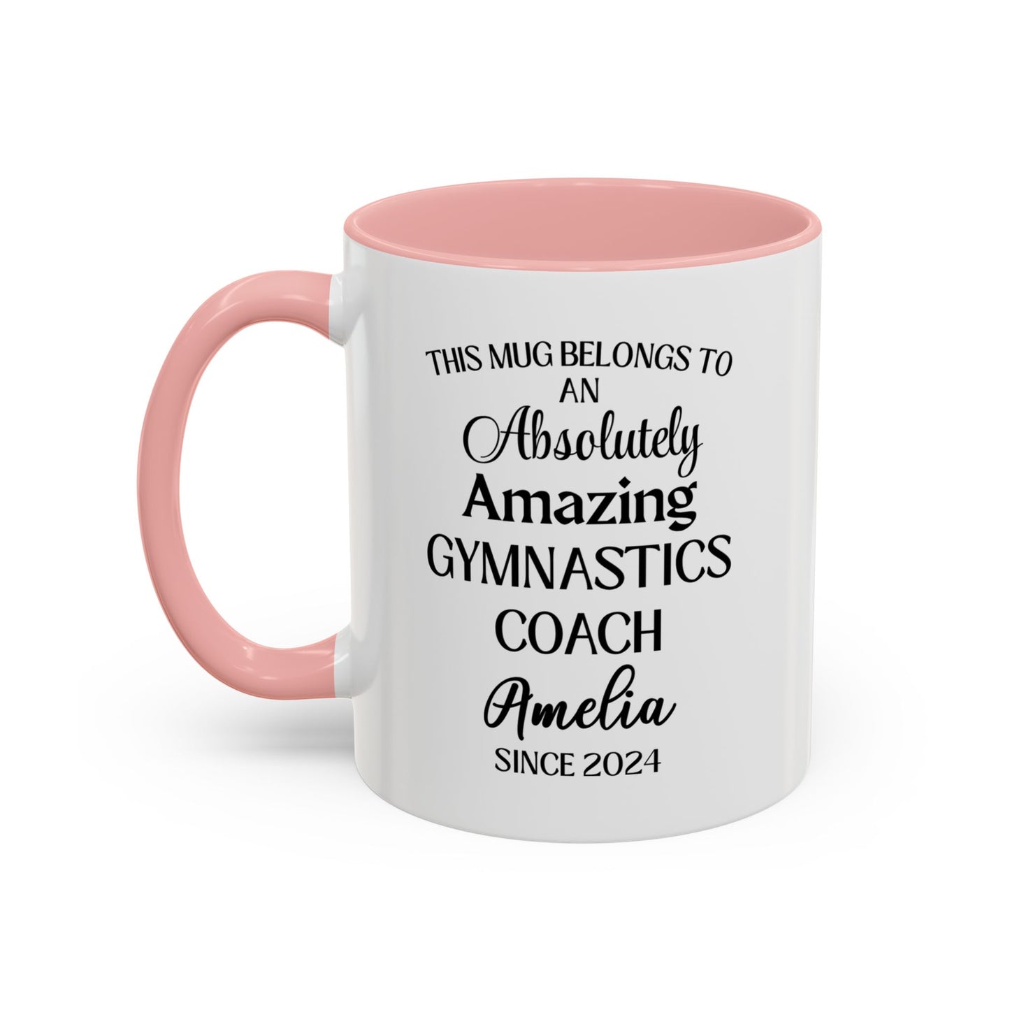 Custom Gymnastics Coach Mug, Funny Gym Coach Gift, Personalized Athlete Trainer Mug, Best Mentor Cup