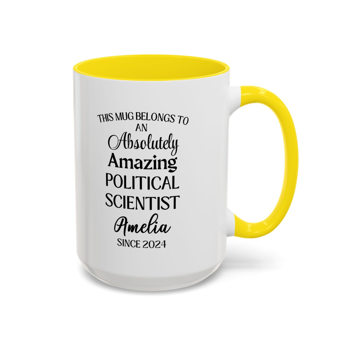 Coffee Mug, Political Scientist, Funny Politics Gift, Government Expert, Educator Cup, Custom Personalized