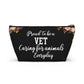 Vet Essentials Pouch Animal Care Organizer Zipper Bag for Veterinarians Medical Supplies Storage Portable and Durable Gift for Vets