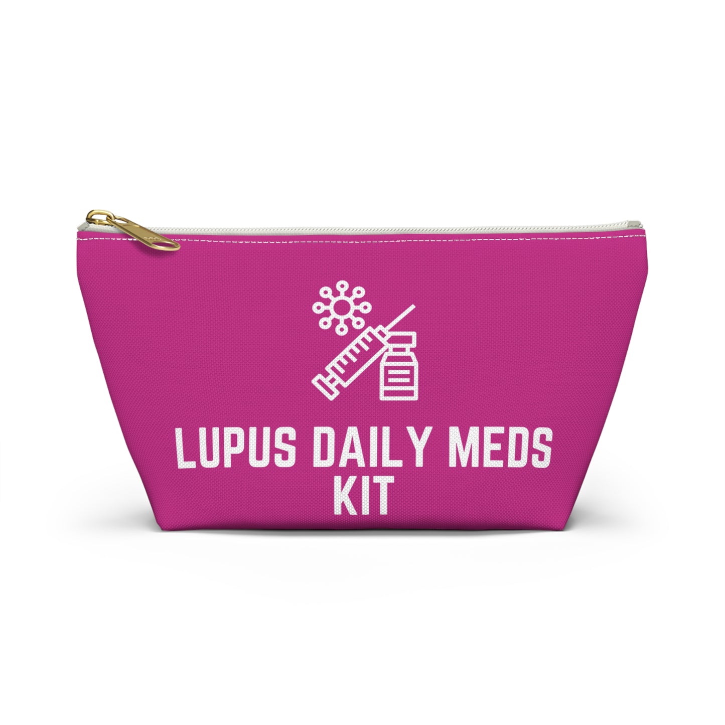 Personalized Lupus Daily Meds Kit Pouch for Medication Storage Travel Organizer for Chronic Illness Care and Health Essentials