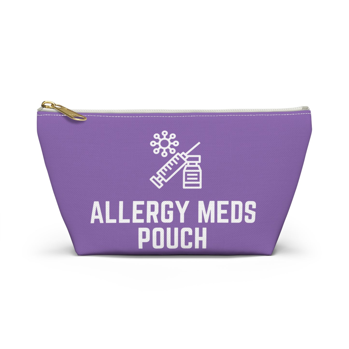 Personalized Allergy Meds Pouch for Medication Storage Travel Organizer for Allergy Relief Tablets and Emergency Essentials