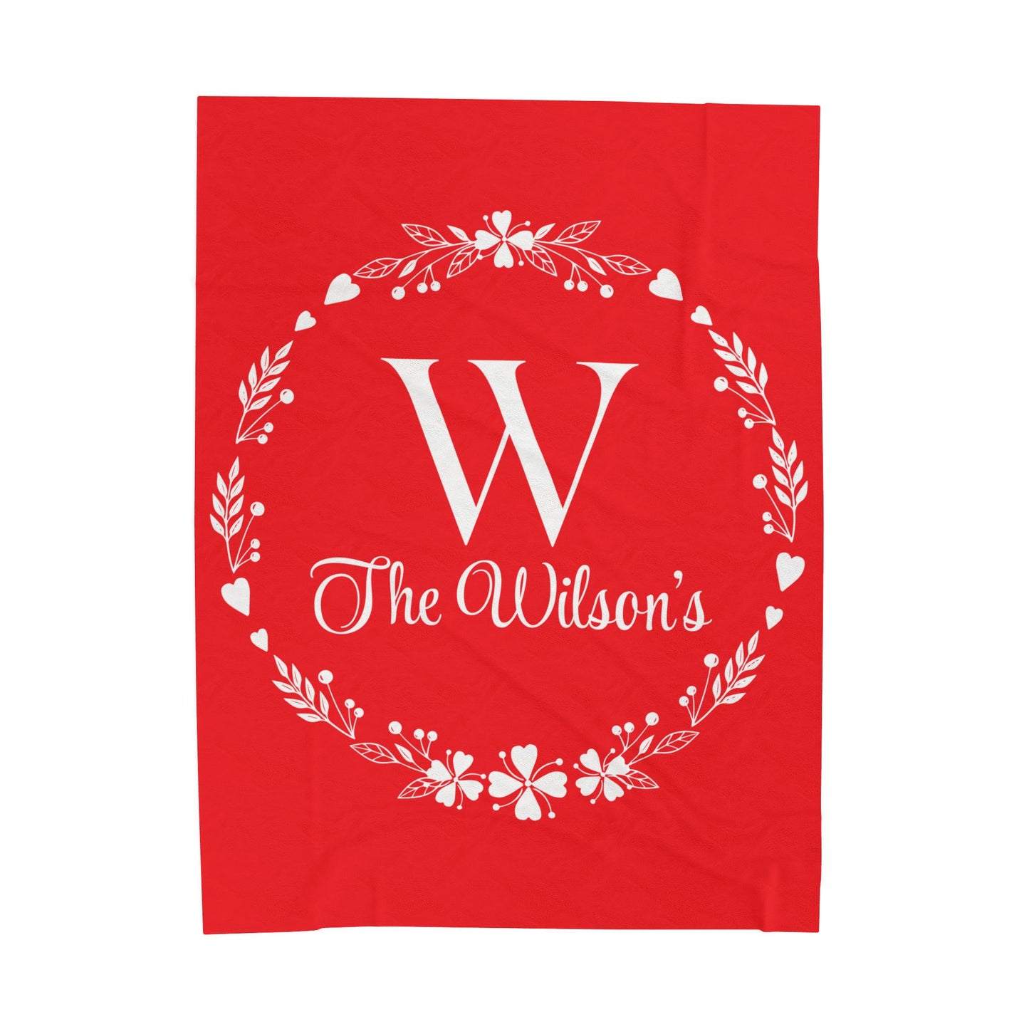 Custom Family Name Blanket, Last Name Blanket, Initials Blanket, Wedding Gift, Anniversary Gift, Housewarming Gift, Gift for Family