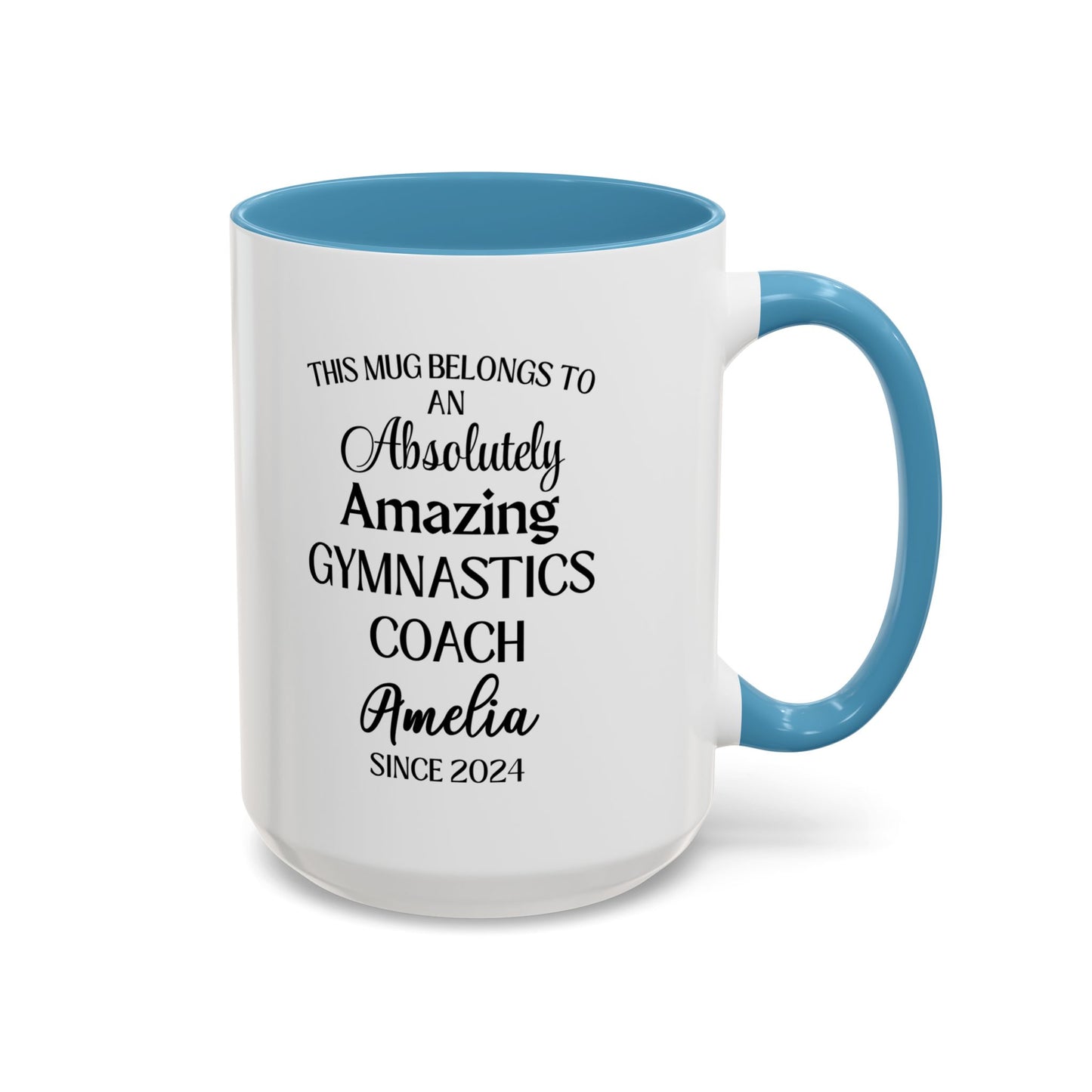 Custom Gymnastics Coach Mug, Funny Gym Coach Gift, Personalized Athlete Trainer Mug, Best Mentor Cup
