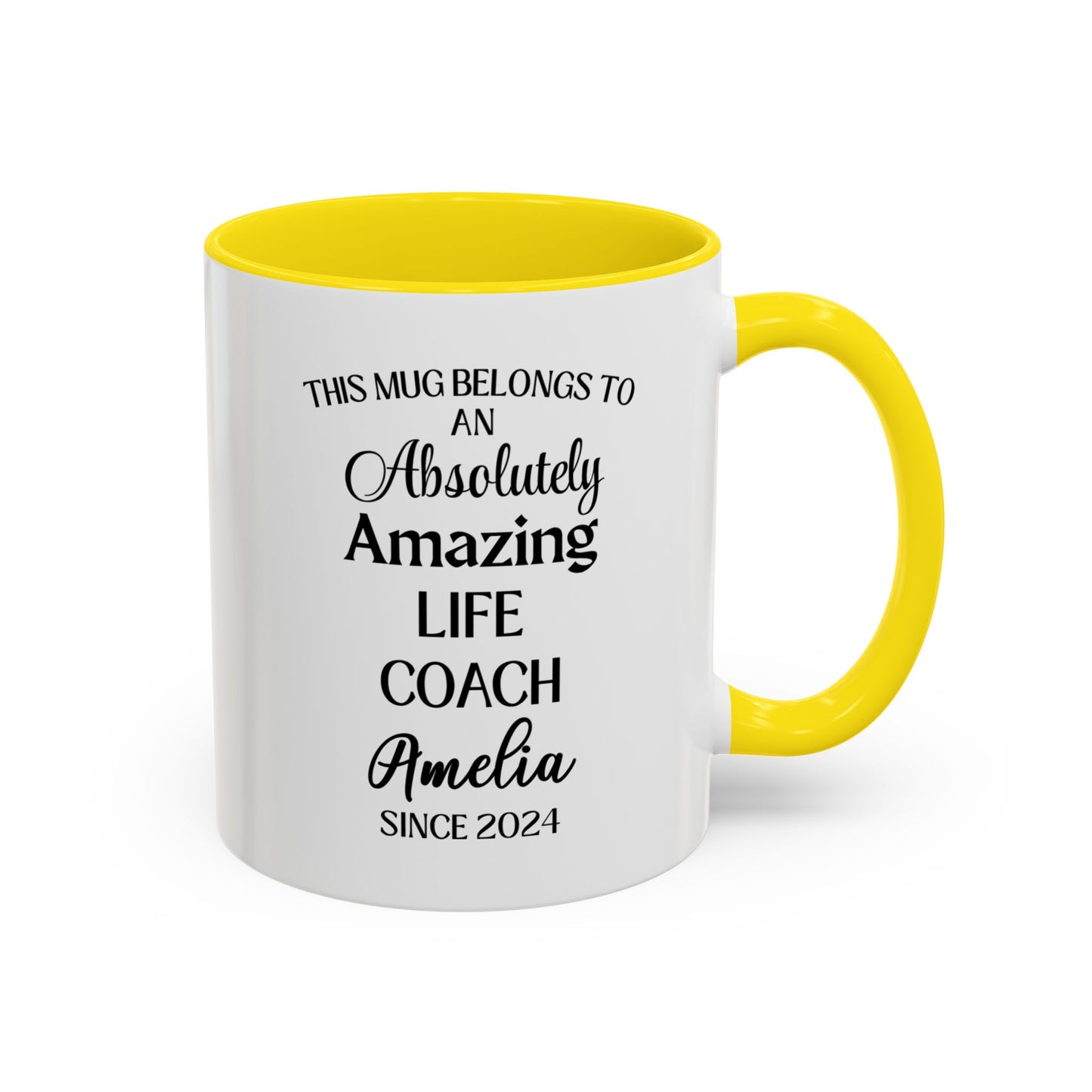 Custom Life Coach Mug, Funny Motivational Mentor Gift, Personalized Coach Mug, Empowerment Coffee Cup