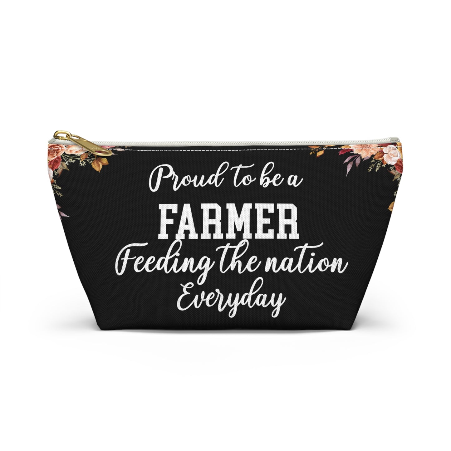 Farmer Essentials Pouch Gift For Farmers Farm Life Organizer Bag Rustic Travel Pouch Agriculture Lover Gift Cute Everyday Carry Zipper Case