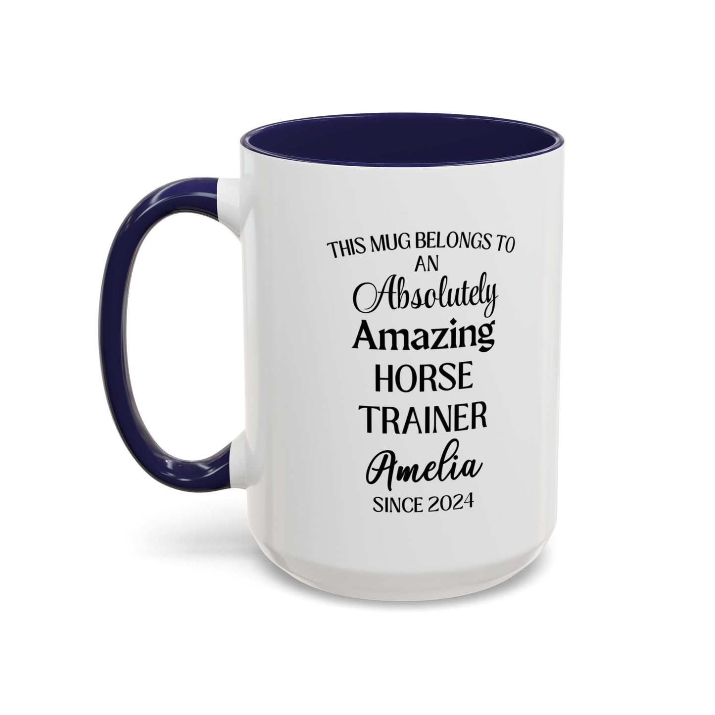 Custom Horse Trainer Mug, Funny Equestrian Mug, Personalized Horse Riding Coach Cup, Stable Mentor Gift