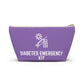 Personalized Diabetes Emergency Kit Pouch for Insulin Storage Travel Organizer for Diabetes Supplies and Medical Essentials
