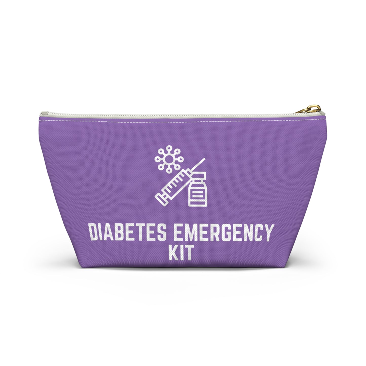 Personalized Diabetes Emergency Kit Pouch for Insulin Storage Travel Organizer for Diabetes Supplies and Medical Essentials