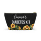 Diabetes Kit Pouch for Insulin Glucose Tabs and Supplies Personalized Medical Bag for Daily Use Travel or Emergency Diabetes Essentials