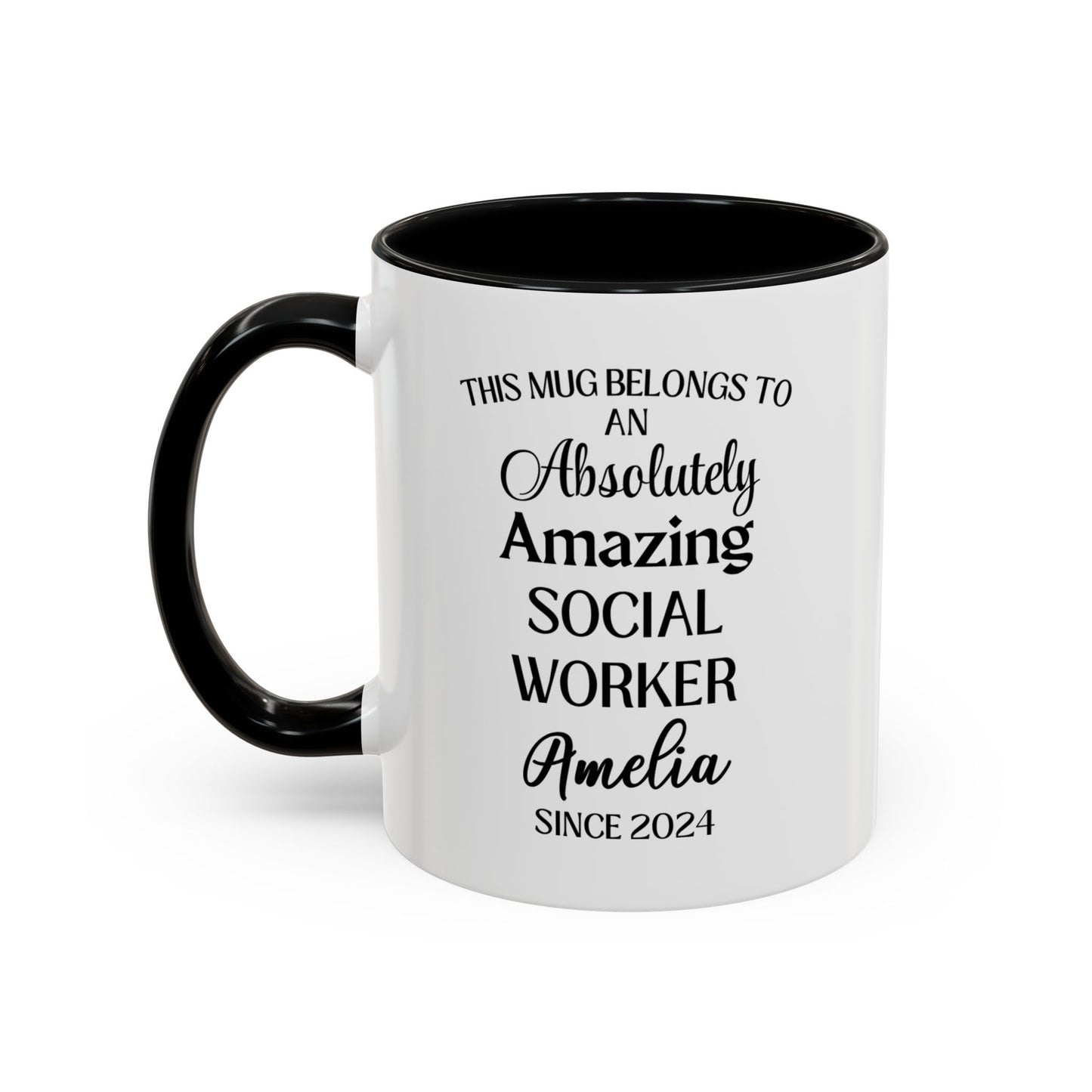 Mug, Custom Social Worker Gift, Personalized Mental Health Cup, Appreciation Coffee, Funny Therapist, Social Work Graduation, Office Decor