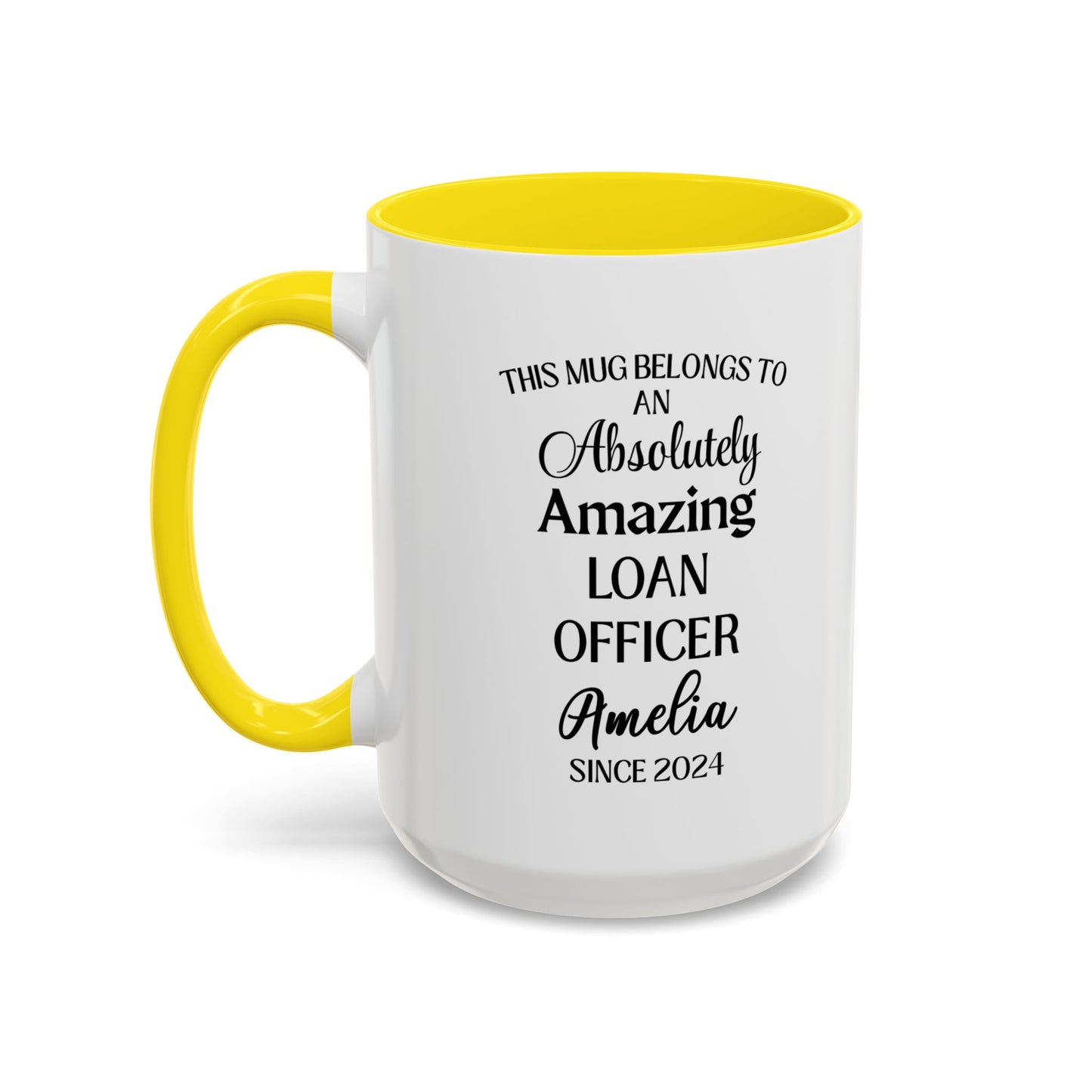 Personalized Loan Officer Coffee Mug, Funny Finance Gift, Custom Banker Cup, Mortgage Expert Gift, Customizable Coffee Mug