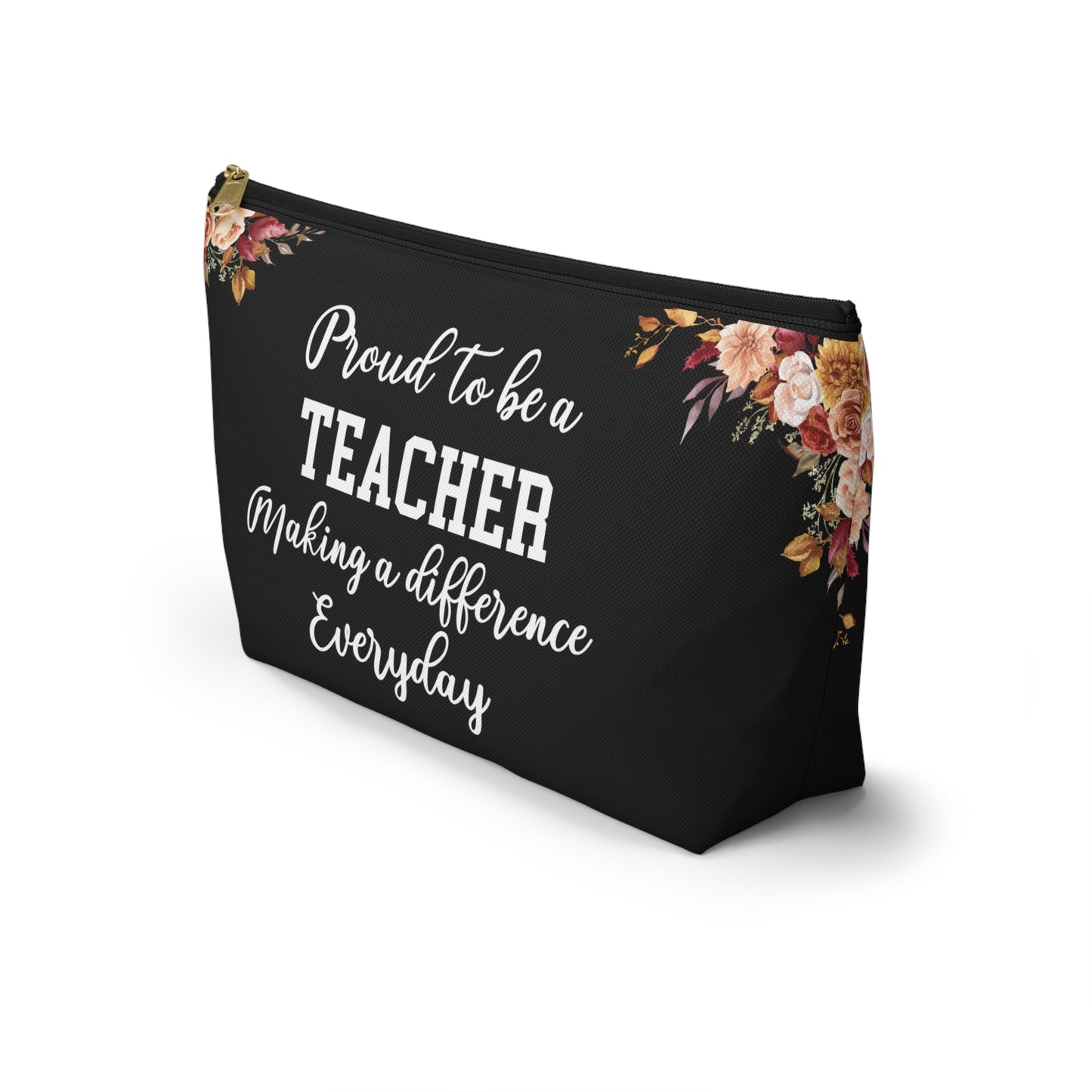 Teacher Essentials Pouch Classroom Organizer Pencil Case Stationery Bag for Educators School Supplies Zipper Pouch Gift for Teachers