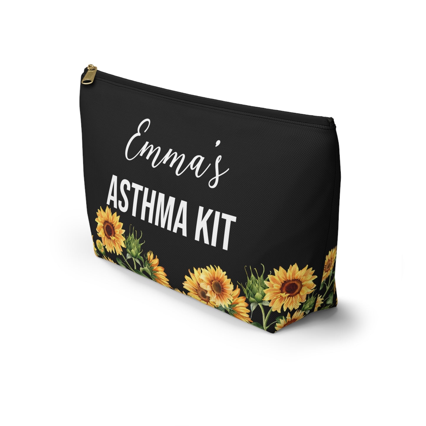 Personalized Asthma Kit Inhaler Bag for Emergency Medications Compact Travel Pouch for Kids or Adults with Asthma Essentials Inside