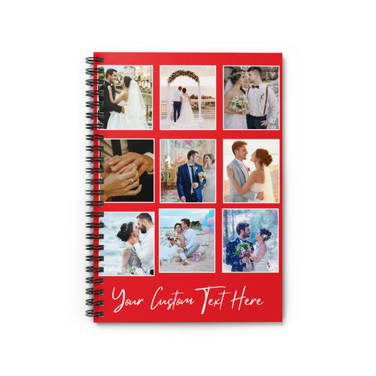 Personalized Couple Journal Book Custom Love Story Notebook Gift for Boyfriend Girlfriend Anniversary or Valentines Gift for Couples