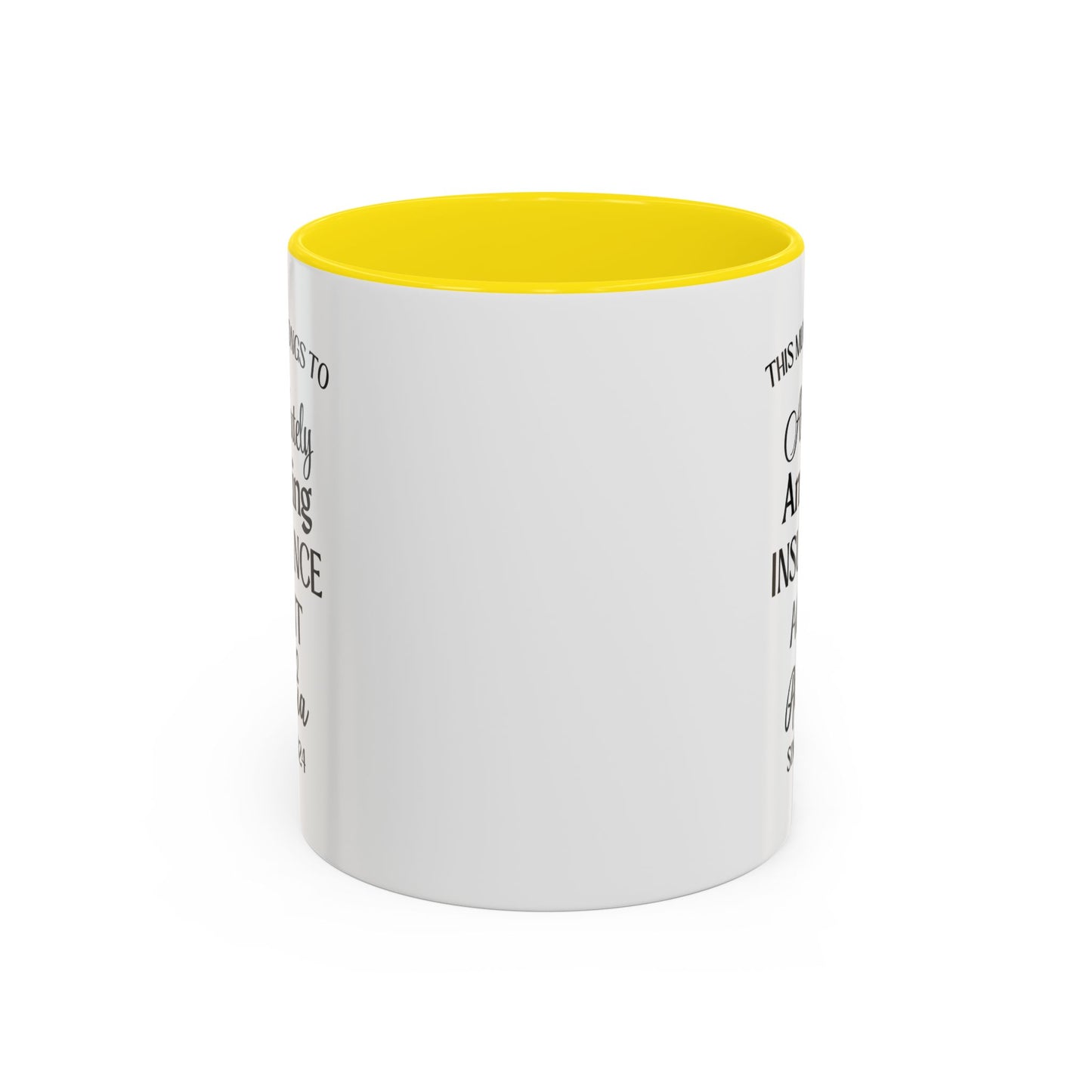 Custom Insurance Agent Mug, Funny Risk Manager Gift, Personalized Office Mug, Financial Advisor Coffee Cup