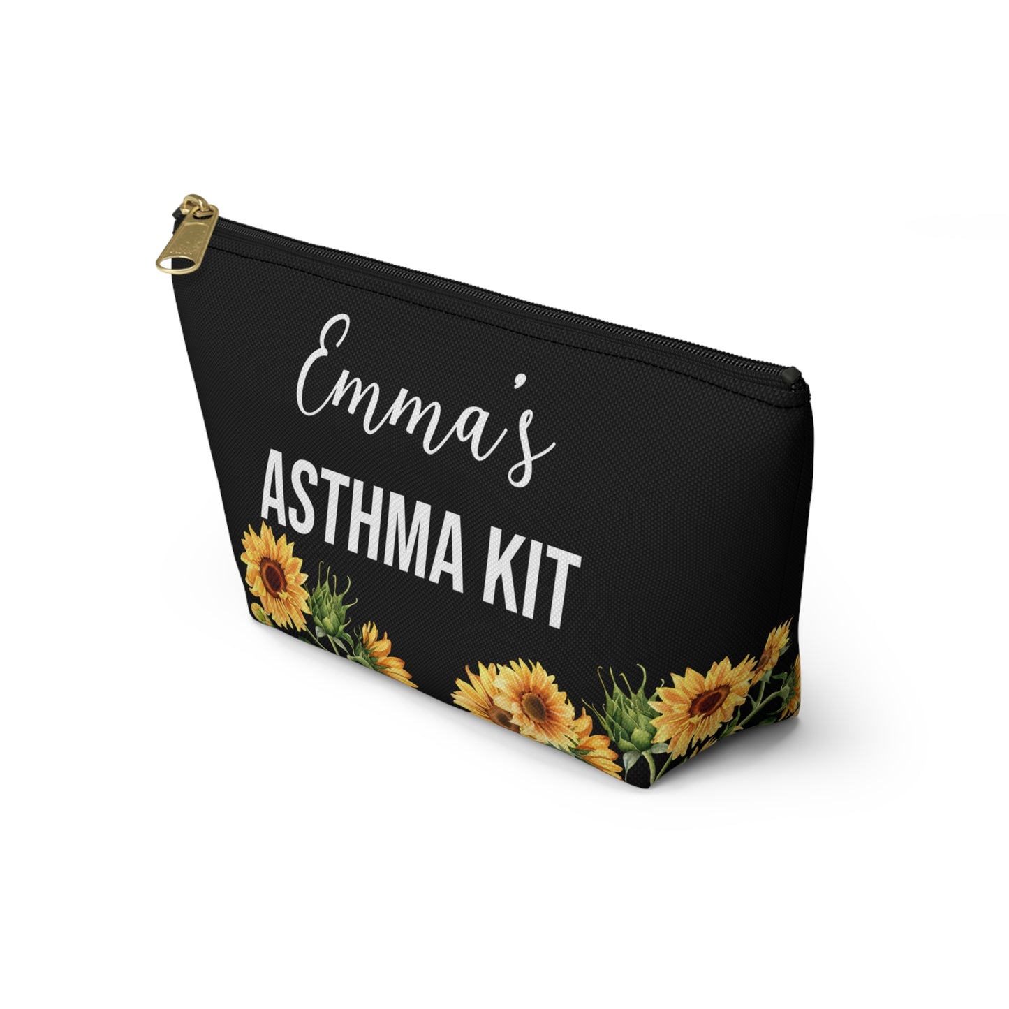 Personalized Asthma Kit Inhaler Bag for Emergency Medications Compact Travel Pouch for Kids or Adults with Asthma Essentials Inside