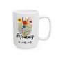 Mommy Mug 11oz 15oz Custom Coffee Cup Gift for Mom New Mommy Present for Birthday or Mothers Day Personalized Ceramic Mug for Her