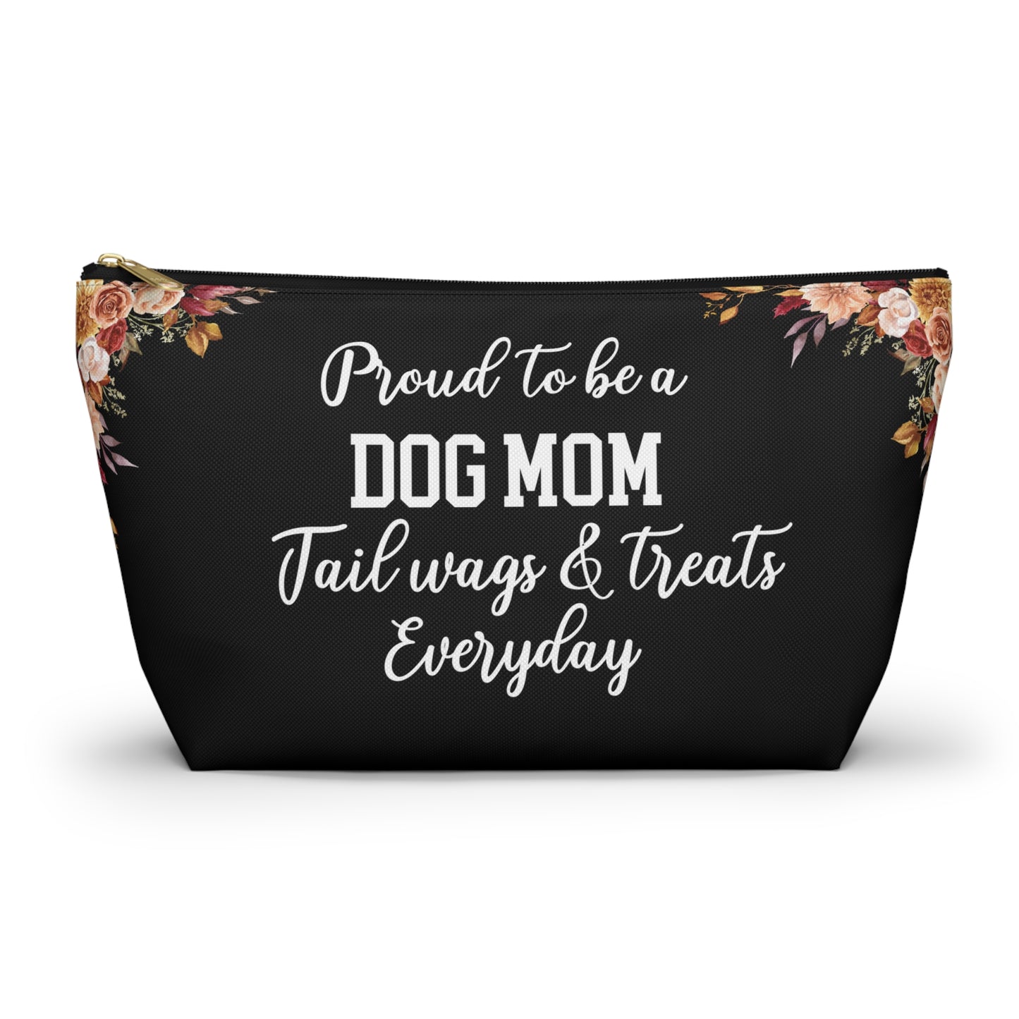 Dog Mom Essentials Pouch Gift For Dog Lovers Pet Treat Bag Organizer Cute Makeup Travel Case For Dog Mama Everyday Carry Dog Walker Gift