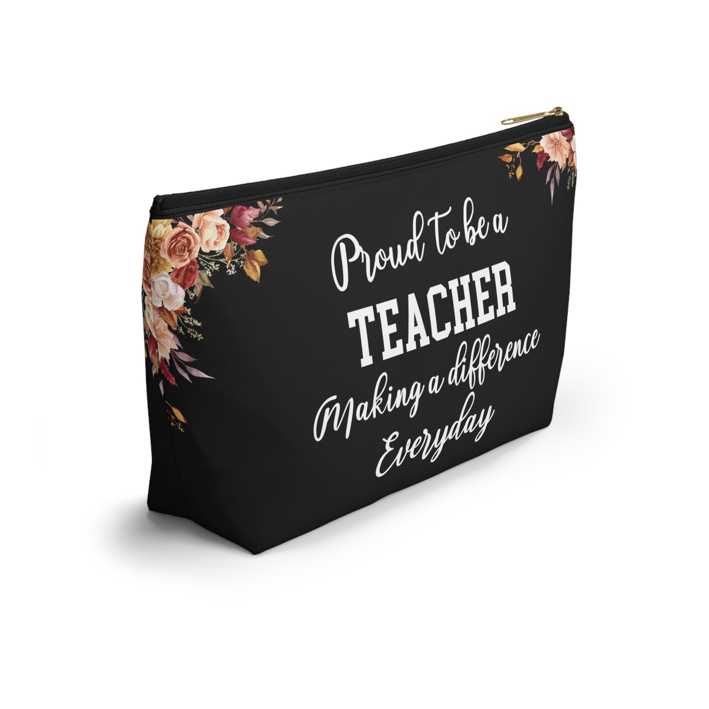 Teacher Essentials Pouch Classroom Organizer Pencil Case Stationery Bag for Educators School Supplies Zipper Pouch Gift for Teachers