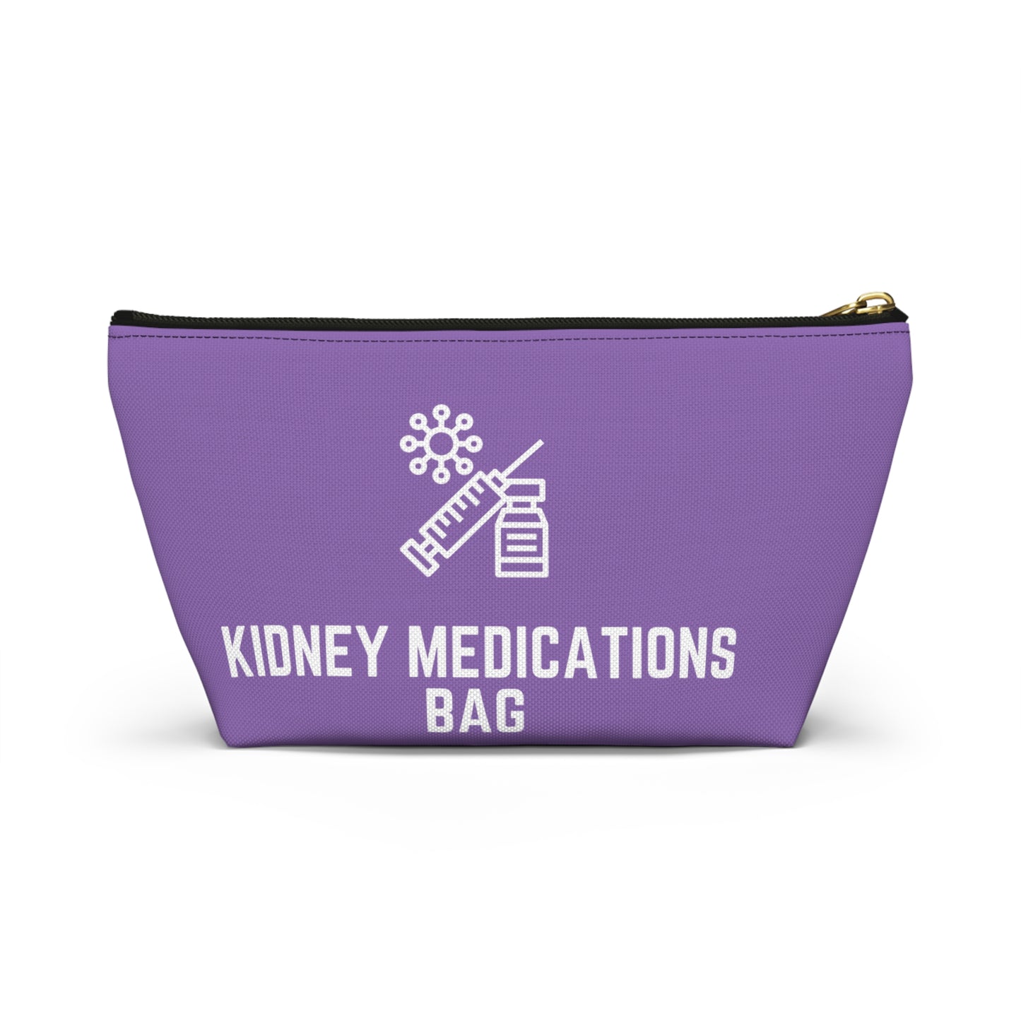 Personalized Kidney Medications Bag for Daily Pill Organizer Travel Case for Chronic Kidney Disease Supplies and Health Essentials