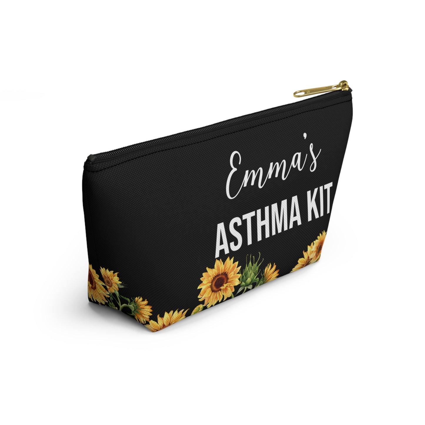 Personalized Asthma Kit Inhaler Bag for Emergency Medications Compact Travel Pouch for Kids or Adults with Asthma Essentials Inside