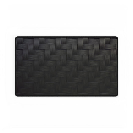 Sleek Black Desk Mat | Stylish Office Decor, Gaming Mouse Pad, Workspace Accessory, Minimalist Desk Organization, Gift Idea