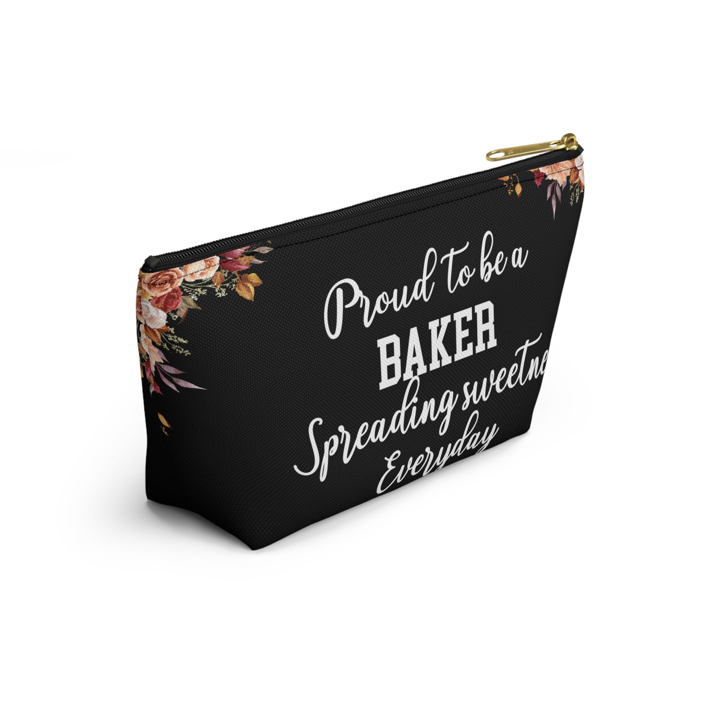Proud To Be A Baker Pouch Spreading Sweetness Everyday Gift For Bakers Baking Accessory Storage Bag Cute Pastry Chef Zipper Pouch
